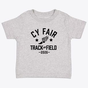 Cy Fair Learning Center Track and Field Toddler T-Shirt