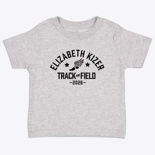 Elizabeth Kizer Elementary School Track and Field Toddler T-Shirt