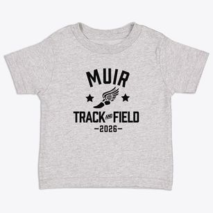 John Muir Elementary School Track and Field Toddler T-Shirt