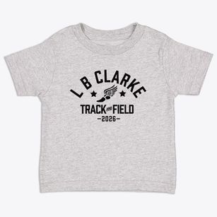 L B Clarke Middle School Track and Field Toddler T-Shirt