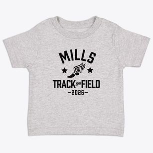 Mills Elementary School Track and Field Toddler T-Shirt