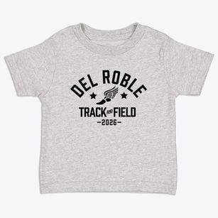 Del Roble Elementary School Track and Field Toddler T-Shirt