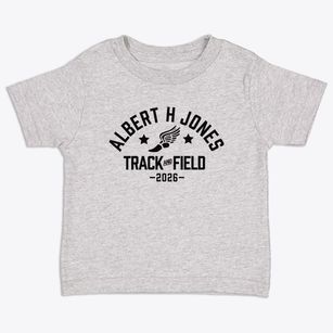 Albert H Jones Elementary School Track and Field Toddler T-Shirt