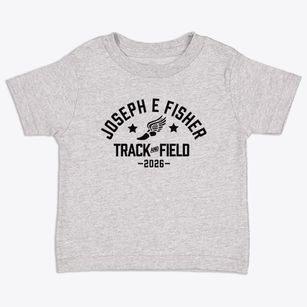 Joseph E Fisher School Track and Field Toddler T-Shirt