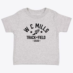 W C Mills Elementary School Track and Field Toddler T-Shirt