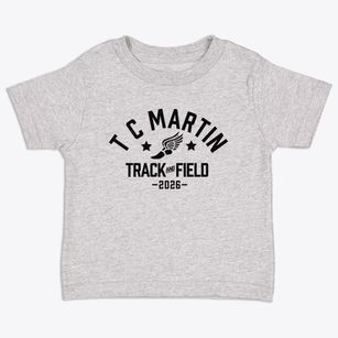 T C Martin Elementary School Track and Field Toddler T-Shirt