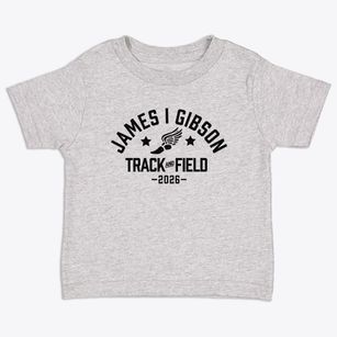 James I Gibson Elementary School Track and Field Toddler T-Shirt