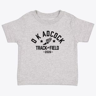 O K Adcock Elementary School Track and Field Toddler T-Shirt