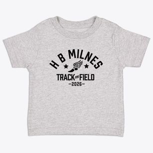 H B Milnes Elementary School Track and Field Toddler T-Shirt
