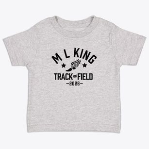 M L King Junior Elementary School Track and Field Toddler T-Shirt