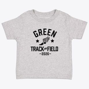 Green Junior High School Track and Field Toddler T-Shirt