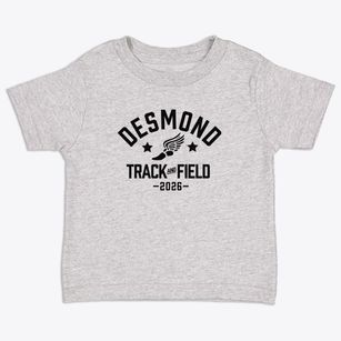 Jack G. Desmond Middle School Track and Field Toddler T-Shirt