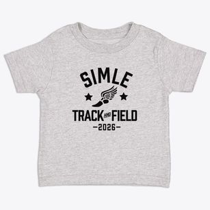 Simle Middle School Track and Field Toddler T-Shirt
