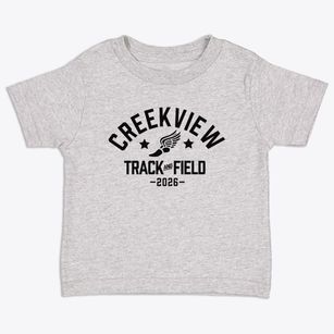 Creekview Elementary School Track and Field Toddler T-Shirt