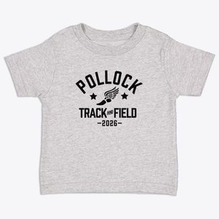 Pollock Elementary School Track and Field Toddler T-Shirt