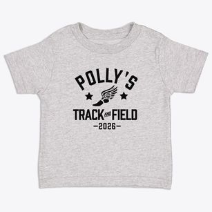 Polly's Day Care Center Track and Field Toddler T-Shirt