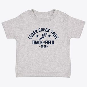 Cedar Creek Tribe Track and Field Toddler T-Shirt