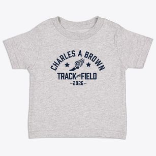 Charles A Brown Elementary School Track and Field Toddler T-Shirt