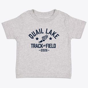 Quail Lake Charter School Track and Field Toddler T-Shirt