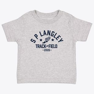 S P Langley Elementary School Track and Field Toddler T-Shirt