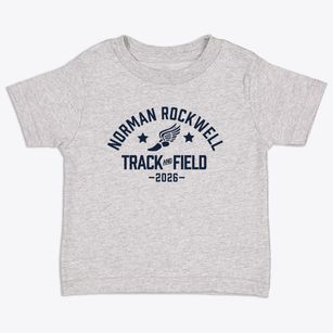 Norman Rockwell Elementary School Track and Field Toddler T-Shirt