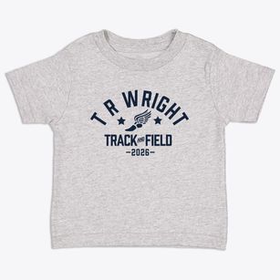 T R Wright Elementary Magnet School Track and Field Toddler T-Shirt