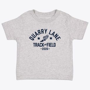 The Quarry Lane School Track and Field Toddler T-Shirt