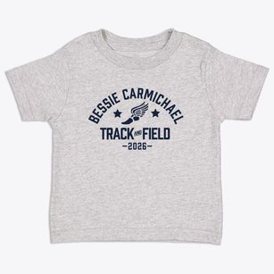Bessie Carmichael Elementary School Track and Field Toddler T-Shirt