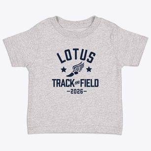 Lotus School For Excellence Blue Track and Field Toddler T-Shirt