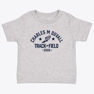 Charles M Duvall Elementary School Track and Field Toddler T-Shirt