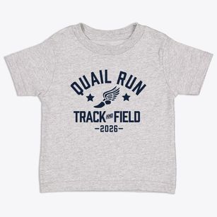 Quail Run Elementary School Track and Field Toddler T-Shirt