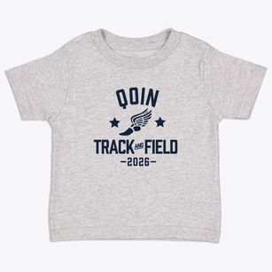 Qoin High School Track and Field Toddler T-Shirt