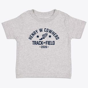Henry W Cowherd Middle School Track and Field Toddler T-Shirt
