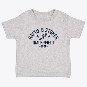 Hattie B Stokes Elementary School Track and Field Toddler T-Shirt
