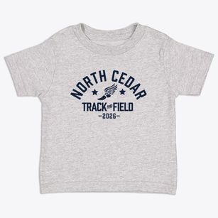 North Cedar Middle School Track and Field Toddler T-Shirt