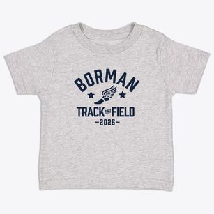 Borman Elementary School Track and Field Toddler T-Shirt