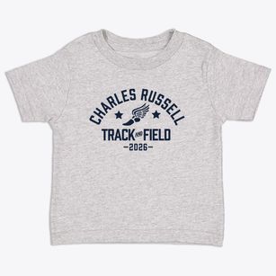 Charles Russell Elementary School Track and Field Toddler T-Shirt