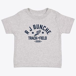 R J Bunche Middle School Track and Field Toddler T-Shirt