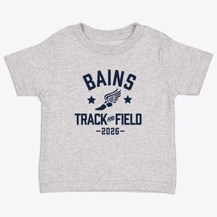 Bains Elementary School Track and Field Toddler T-Shirt