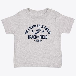 Dr Charles R Drew Elementary School Track and Field Toddler T-Shirt