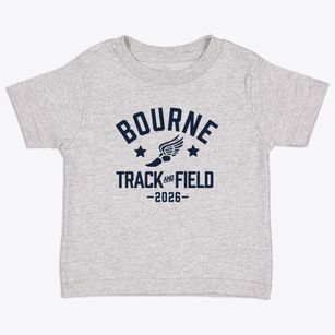 Bourne Middle School Track and Field Toddler T-Shirt