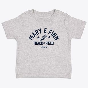 Mary E Finn School Track and Field Toddler T-Shirt