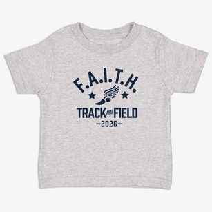 F.a.i.t.h. Homeschool Track and Field Toddler T-Shirt