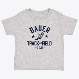 Bauer Elementary School Track and Field Toddler T-Shirt