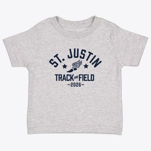 St Justin Parish Track and Field Toddler T-Shirt