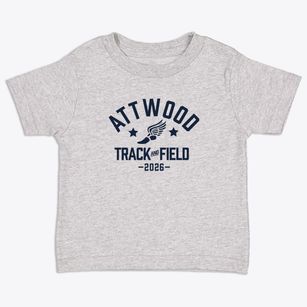 Attwood Elementary School Track and Field Toddler T-Shirt