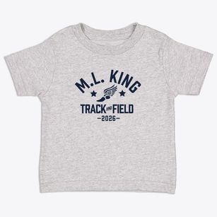 M.l. King Magnet Elementary School Track and Field Toddler T-Shirt