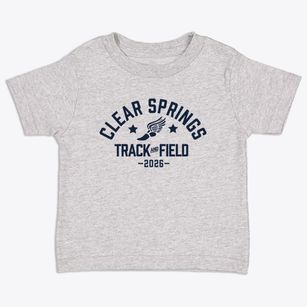Clear Springs Elementary School Track and Field Toddler T-Shirt