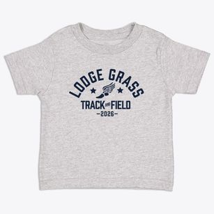 Lodge Grass Elementary School Track and Field Toddler T-Shirt