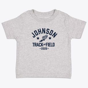 Johnson County Dist 42 School Track and Field Toddler T-Shirt